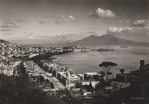 Napoli cartolina viaggiata - napoli,