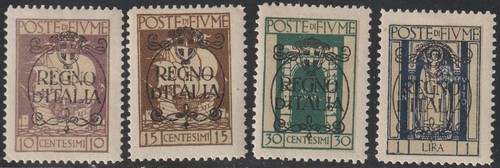 1924 fiume francobolli - 1924, nuovi