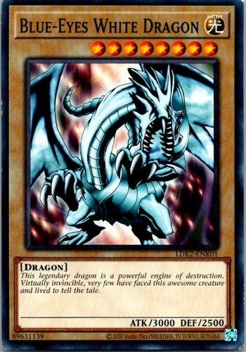 Blue eyes white - white, dragon