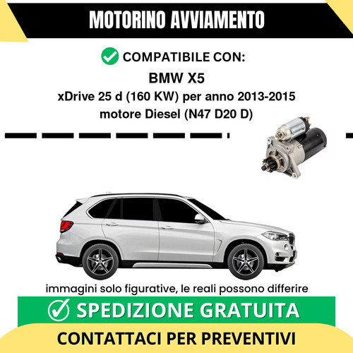 Motorino avviamento bmw - avviamento, x5