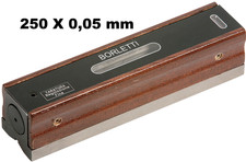 Livella lineare di precisione a bolla d'aria Borletti 250 x 0,05 mm macchine