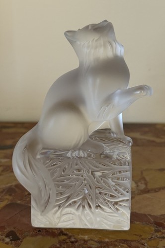 Lalique gatto con zampa - , su