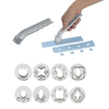 Wilton Stampo timbri timbra taglia fondente torta 8 decori timbrataglia - Rotex