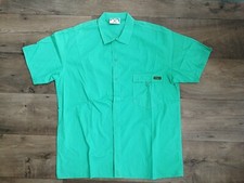Navigare camicia verde maniche corte Anni 80 design tipico cotone makò marine M 