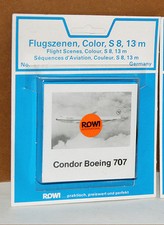 Film pre registrato su bobina AEREO BOEING 707 da inserire nei filmati super 8