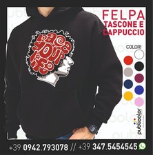 FELPA CAPPUCCIO TASCONE STAMPA