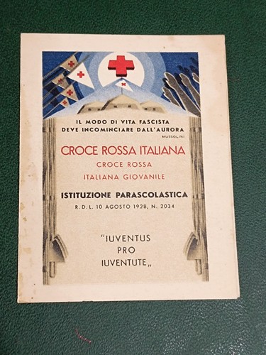 Tessera croce rossa italiana - tessera,