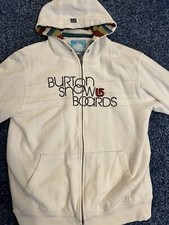 Burton full zip hoodie Medium