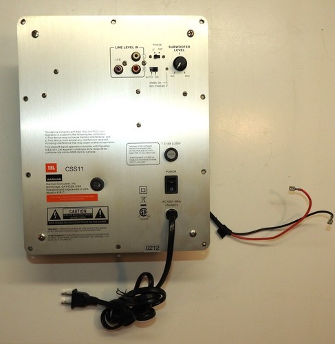 Jbl css11 amplificatore - jbl,