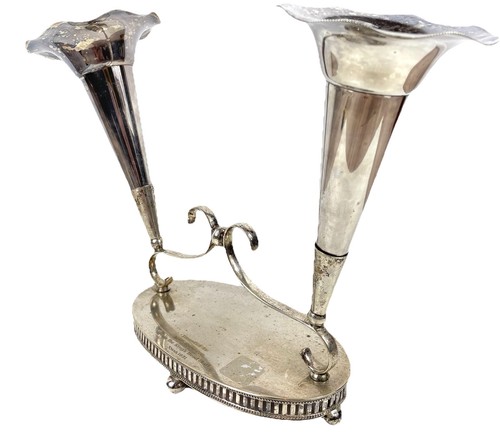 Antique silver plated epergne - antique,