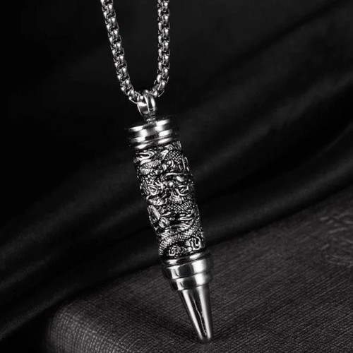 Collana lunga acciaio inox - lunga,