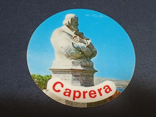 Adesivo vintage caprera - adesivo,