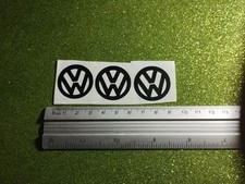 Adesivi In Vinile Nero Opaco Logo Volkswagen Store N.