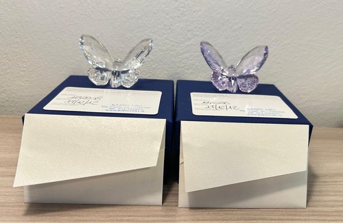 Coppia farfalle swarovski - farfalle,