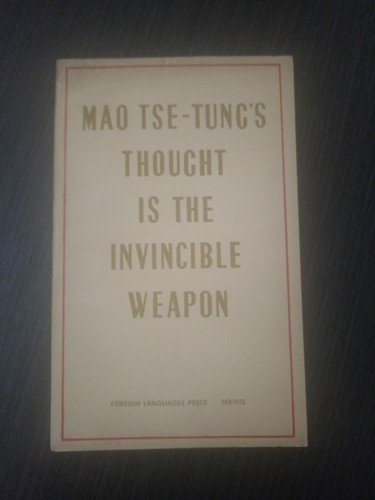 Mao tse tung thought the - tse-tung', is