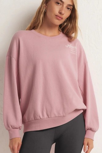 Felpa donna oversize rosa - , z