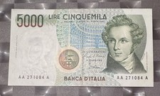 5000 LIRE Bellini TRIPLA A