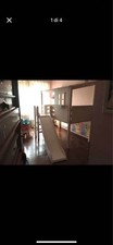Letto Singolo A Casetta Con Scivolo Marca Flexa Alcuni Graffi