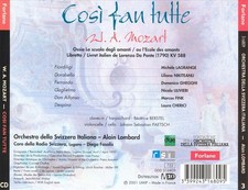 ALAIN LOMBARD MOZART: COSÌ FAN TUTTE NEW CD