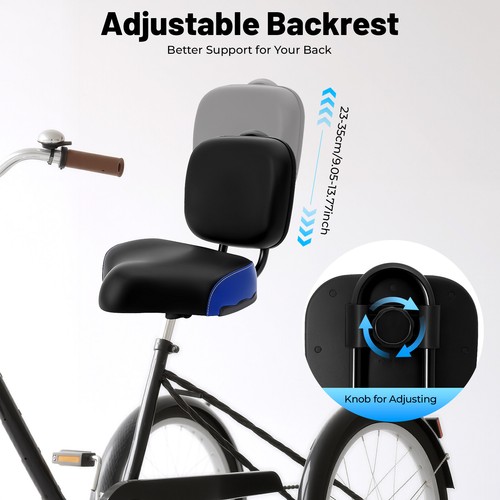 Sedile bici comfort con - sedile,