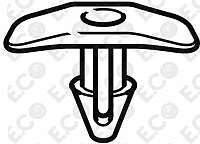 Per Citroen C3 I Kit 4pz Bottone Nero per Fissaggio Cofano Motore-Rivestimento