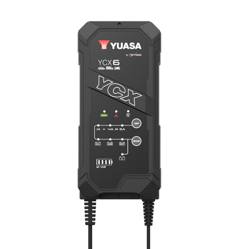Caricabatterie yuasa ycx6 - yuasa, 12v