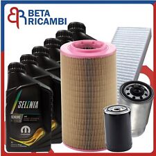 Kit Tagliando Per Fiat Ducato 2.8 JTD (244) 4 Filtri 6 Litri Olio 5W40 Selenia