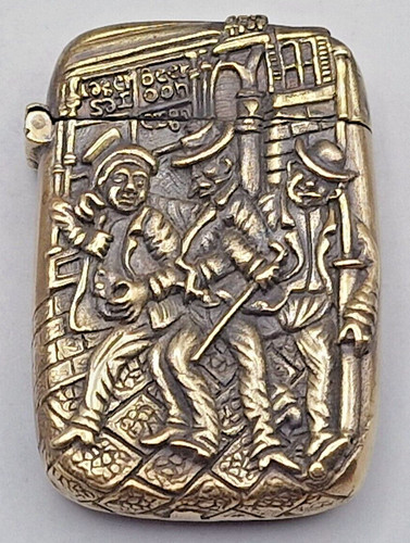 Antique brass scene - scene, from