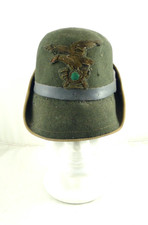 VECCHIO CAPPELLO MILITARE DA ALPINO ALPINI VINTAGE POST BELLICO