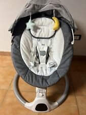 Sdraietta dondolo neonato elettrica culla con bluetooth musica e rete zanzariera