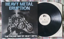 HEAVY METAL ERUPTION-THE ITALIAN WAY OF HEAVY METAL - LP 1983 compil. death SS 