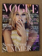 VOGUE UK Magazine Kate Moss June 2013 Vintage British Fashion