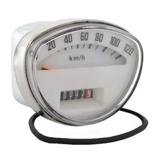CONTACHILOMETRI FONDO BIANCO SCALA 120 Km/h PIAGGIO VESPA 125 ET3 PRIMAVERA