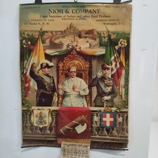 Raro   Calendario il duce