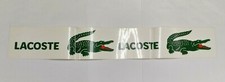 adesivo stemma lacoste bianco