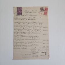 1947 Maroni Carlo Lattoniere Fattura Ancona C01756