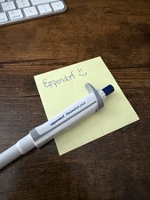 Penna pipetta a sfera Eppendorf Research Plus inchiostro blu