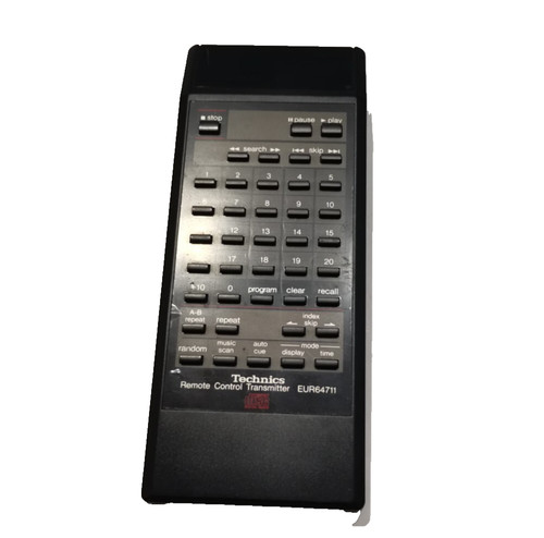 Technics eur64711 audio - eur64711, remote