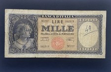 ANTICA BANCONOTA DI MILLE LIRE