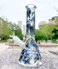 10" Batmen Glass Bong COOL