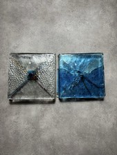 Murano Vetro Barbini Italy 8 piastrelle 30 x 30 cm Autentiche