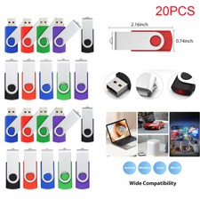 Confezione 20 Flash Drive USB 2.0 Memory Stick Thumb Drives 4GB 8GB 16GB 32GB 64GB