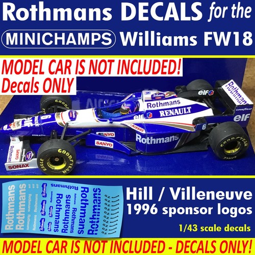 Rothmans decals per - rothmans,