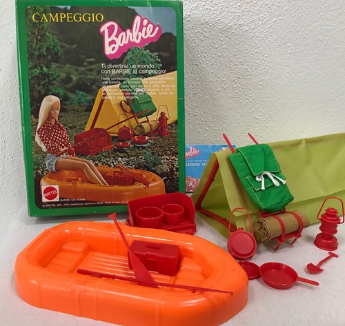 Barbie campeggio 1974 gioco - barbie,