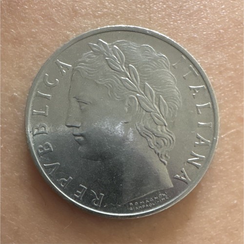 Moneta italia 100 lire - italia,