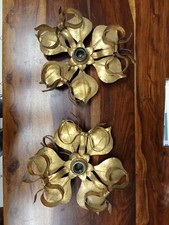 Coppia di Applique dorate