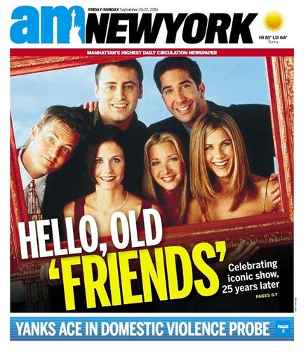 Newspaper friends tv - ny,
