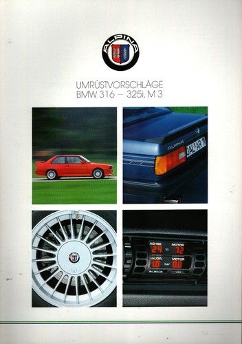 Brochure tuning alpina - brochure, bmw