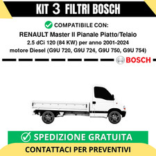 KIT BOSCH 3 Filtri tagliando