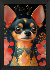 Chihuahua con tatuaggio